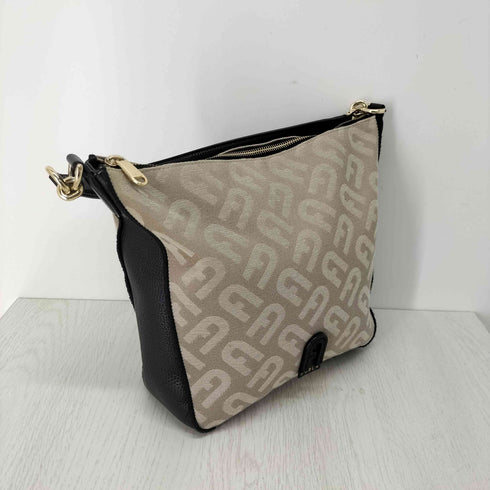 フルラ FURLA 2WAY アテナ ホーボー キャンバス×レザー コンビ レディース