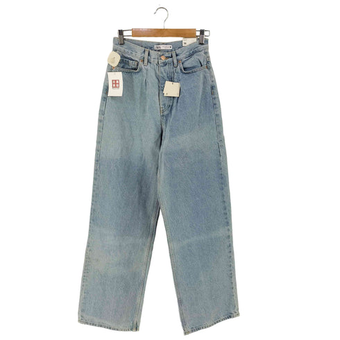 ザラ ZARA フリンジ ミッドライズ デニム レディース EUR:36