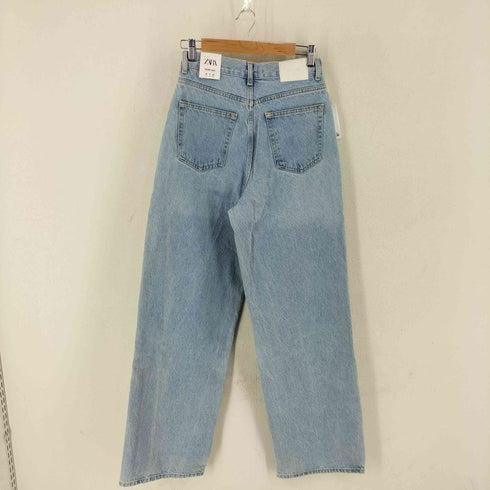 ザラ ZARA フリンジ ミッドライズ デニム レディース EUR:36