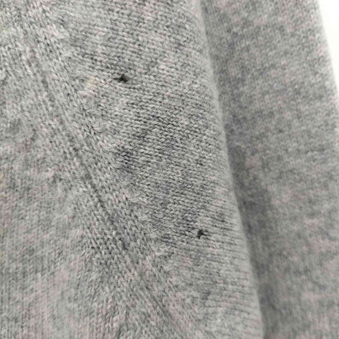 SCOTLAND in England PURE CASHMERE カシミヤ100 フロントデザインニット レディース JPN:M