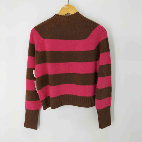 コントワーデコトニエ COMPTOIR DES COTONNIERS カシミヤ100 PURE CASHMIRE ボーダーニット レディース JPN:M