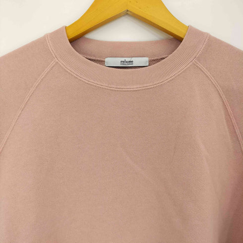 ジャーナルスタンダードレリューム JOURNAL STANDARD relume 23aw サイドリブコンパクトスウェット レディース FREE