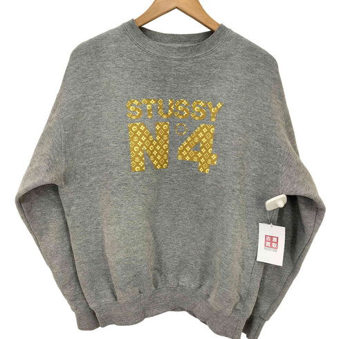 ステューシー Stussy 00s old 紺タグ N°4 モノグラムプリント スウェット メンズ JPN:M