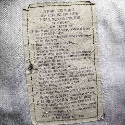 ユーエスアーミー U.S. ARMY 80S ウッドランドカモ カーゴパンツ メンズ 31