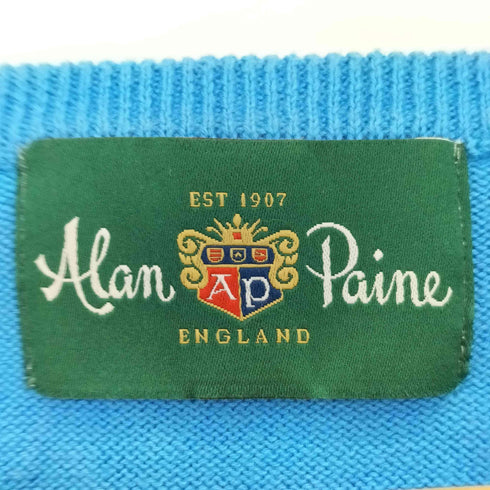 ALAN PAINE Vネック コットンニット メンズ UK:42