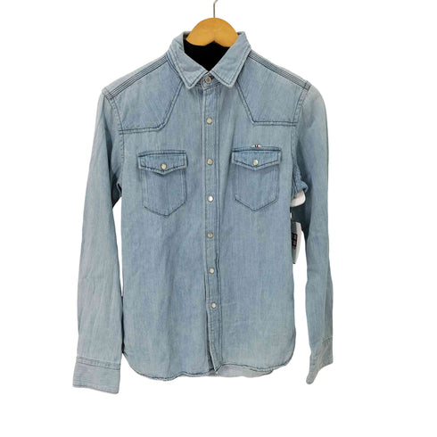 メゾンキツネ MAISON KITSUNE デニムウエスタンシャツ メンズ JPN:XS