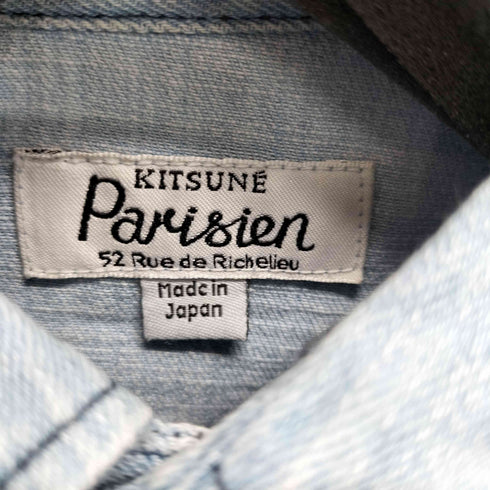 メゾンキツネ MAISON KITSUNE デニムウエスタンシャツ メンズ JPN:XS