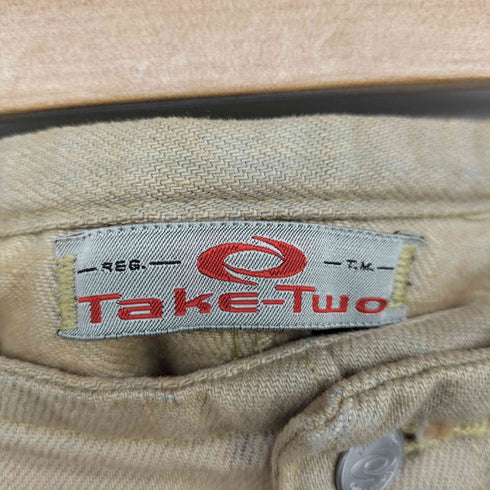 TAKE-TWO イタリア製 BELTED DENIM SKIRT ベルテッド デニム スカート Y2K レディース 29