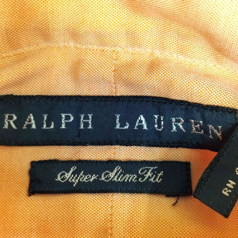 ラルフローレン RALPH LAUREN SUPER SLIM FIT ポニー刺繍 ボタンダウンシャツ レディース US:4