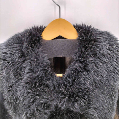 blanc de noir 日本製 ファー切替ジャケット レディース 9AR