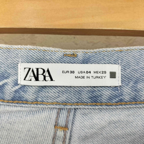 ザラ ZARA WIDE LEG デニムパンツ レディース EUR:36