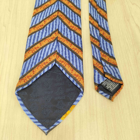 ジャンニヴェルサーチ GIANNI VERSACE 総柄シルクネクタイ メンズ