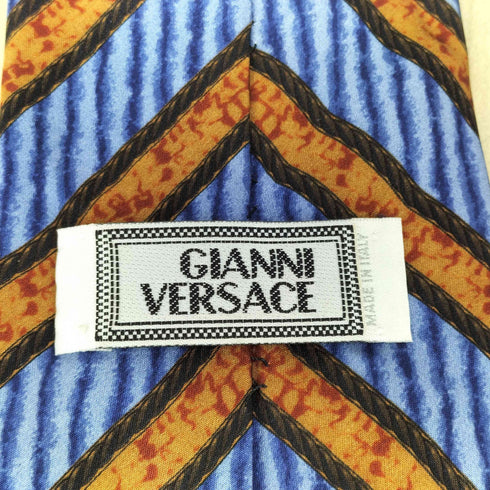 ジャンニヴェルサーチ GIANNI VERSACE 総柄シルクネクタイ メンズ