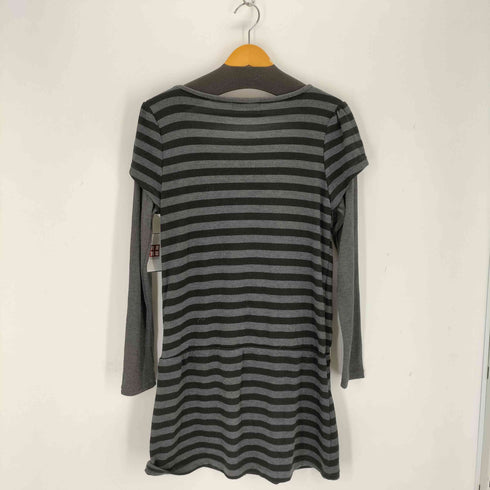 LONG STYLE CUTSEW ボーダーレイヤードカットソー Y2K メンズ M