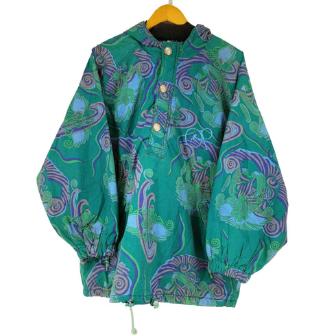 オーシャンパシフィック Ocean Pacific 90S 総柄 中綿 アノラックジャケット メンズ JPN:L