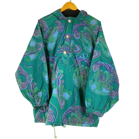 オーシャンパシフィック Ocean Pacific 90S 総柄 中綿 アノラックジャケット メンズ JPN:L