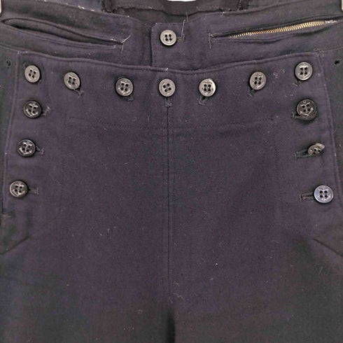 ユーエスネイビー U.S.NAVY NAVAL CLOTHING FACTORY 40-50s ウール セーラー パンツ メンズ