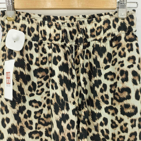 ザラ ZARA レオパード イージー ワイドパンツ レディース XS