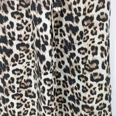 ザラ ZARA レオパード イージー ワイドパンツ レディース XS