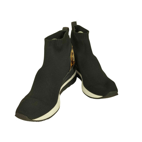 マイケルコース Michael Kors Skyler ニット スニーカー レオパード レディース