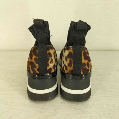 マイケルコース Michael Kors Skyler ニット スニーカー レオパード レディース