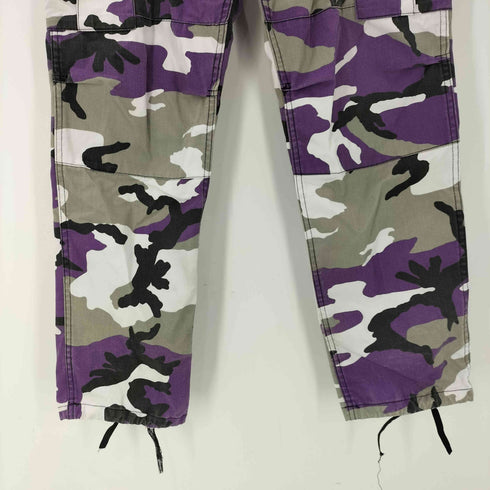 ロスコ ROTHCO ウッドランドカモ 迷彩柄 裾ドローコード ミリタリー カーゴ パンツ メンズ SMALL REGULAR