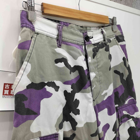 ロスコ ROTHCO ウッドランドカモ 迷彩柄 裾ドローコード ミリタリー カーゴ パンツ メンズ SMALL REGULAR