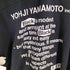 サイトバイヨウジヤマモト syte by Yohji Yamamoto French Terry Stitch work Message & Crow Hoodie プリント プルオーバーパーカー メンズ