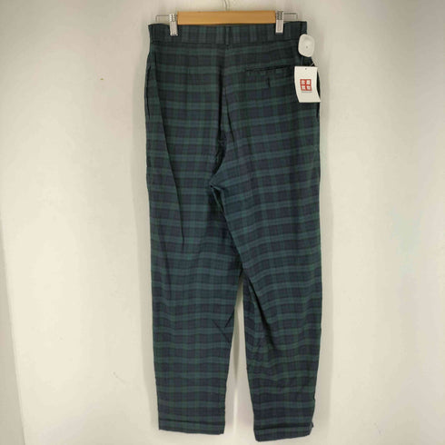 USA製 2タックチェックスラックス ブラックウォッチ メンズ 12