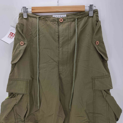 ラブラット LABRAT 裾ワッペン コットン ナイロン カーゴ パンツ メンズ JPN:M