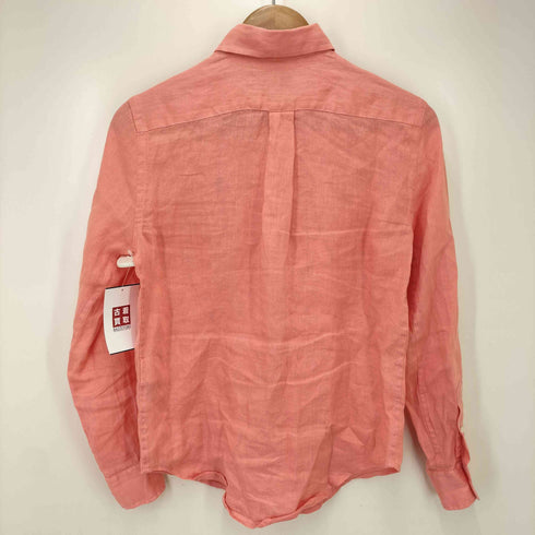 ポロバイラルフローレン Polo by RALPH LAUREN スモールポニー刺繍 リネン長袖シャツ レディース xxs