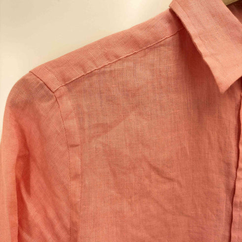 ポロバイラルフローレン Polo by RALPH LAUREN スモールポニー刺繍 リネン長袖シャツ レディース xxs