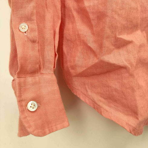 ポロバイラルフローレン Polo by RALPH LAUREN スモールポニー刺繍 リネン長袖シャツ レディース xxs