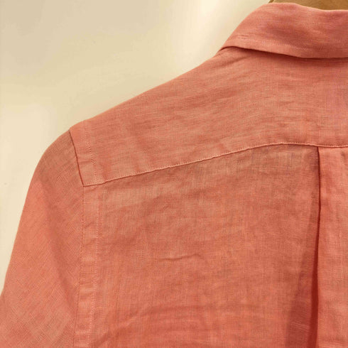 ポロバイラルフローレン Polo by RALPH LAUREN スモールポニー刺繍 リネン長袖シャツ レディース xxs