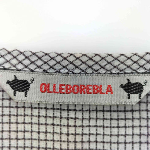 アルベロベロ OLLEBOREBLA オレボレブラ ブタさん 顔料プリント When The Power Of Love Overcomes The Love Of Power The World Will Know Peace 切替半袖チュニック レディース