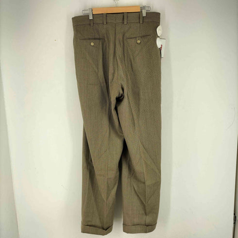 BILLS KHAKIS 80-90S 2タックスラックスパンツ 角丸セミオートマチックTALONジップ メンズ 33