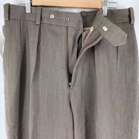 BILLS KHAKIS 80-90S 2タックスラックスパンツ 角丸セミオートマチックTALONジップ メンズ 33