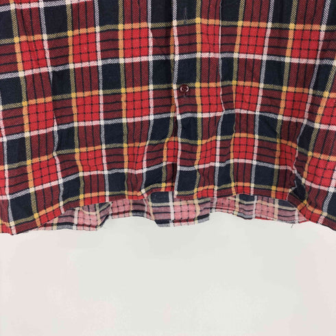 WEDGEFIELD 80-90s 台湾製 マドラスチェック 両ポケット L/S コットン シャツ メンズ import:XL