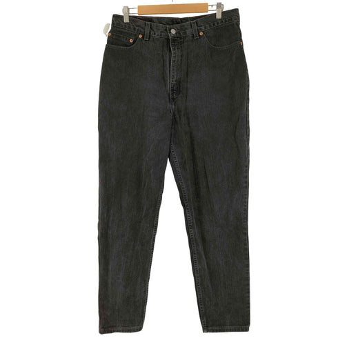 リーバイス Levis 00S USA製 550 RELAXED FIT TAPERED LEG ブラックデニムパンツ メンズ M