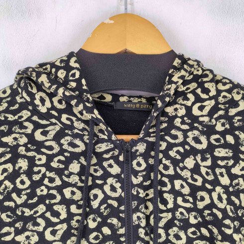 witty pitty レオパード ジップパーカー y2k レディース