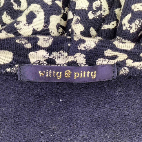 witty pitty レオパード ジップパーカー y2k レディース