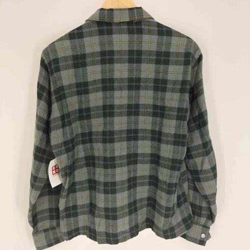 Game and Lake 50-60S イタリア製 両ポケ マドラスチェック オンブレ チェック オープンカラー シャツ メンズ import:M