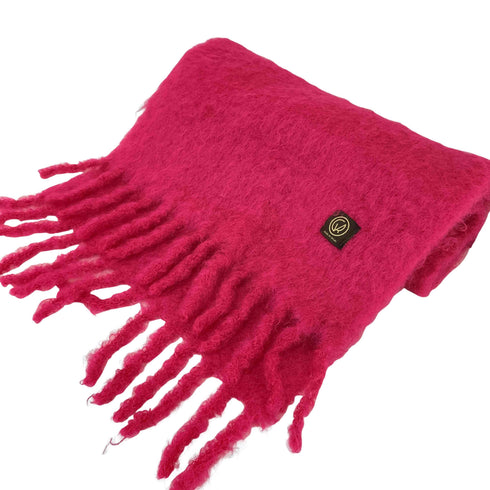 mantasezcaray モヘヤ混 マフラー レディース