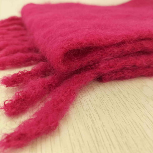 mantasezcaray モヘヤ混 マフラー レディース