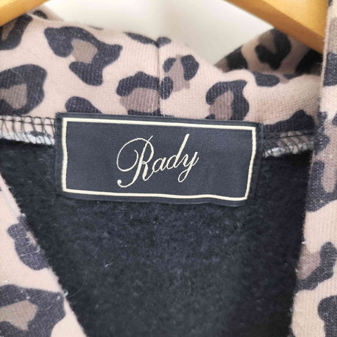 レディ Rady レオパードフーディ レディース JPN:S