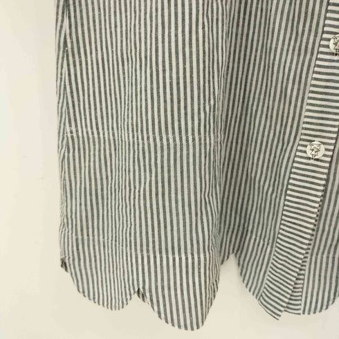 アルベロベロ OLLEBOREBLA オレボレブラ ブタさん ハート スパンコール ビジュー装飾 5分丈 ストライプシャツチュニック レディース