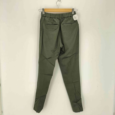 ゼロエイトサーカス 08sircus ウールサテンストレッチスリットパンツ レディース JPN:0