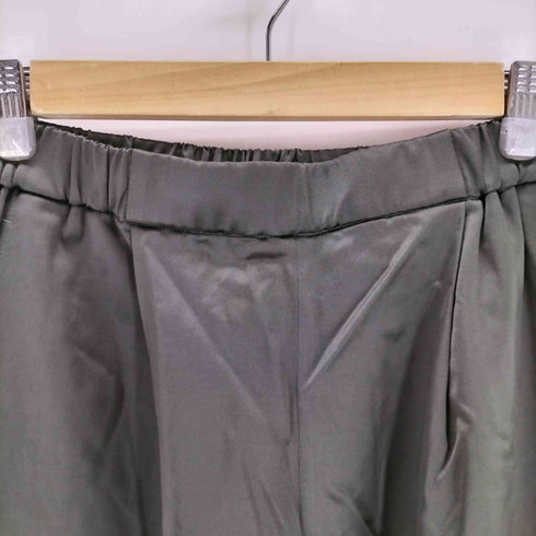 ゼロエイトサーカス 08sircus ウールサテンストレッチスリットパンツ レディース JPN:0