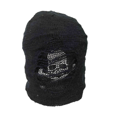 Y2K ラインストーン ドクロ 骸骨 ビーニー メンズ