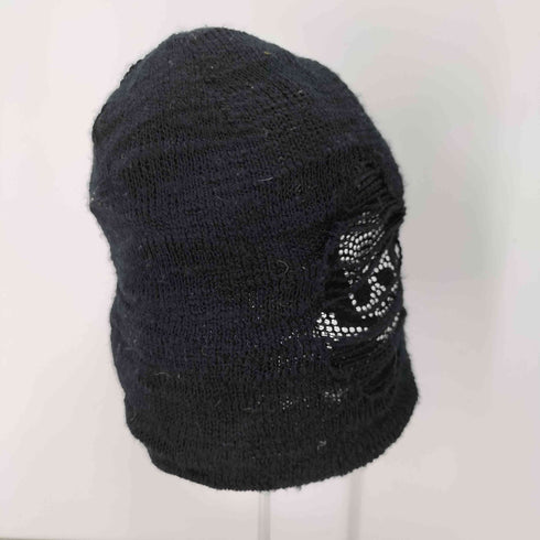 Y2K ラインストーン ドクロ 骸骨 ビーニー メンズ